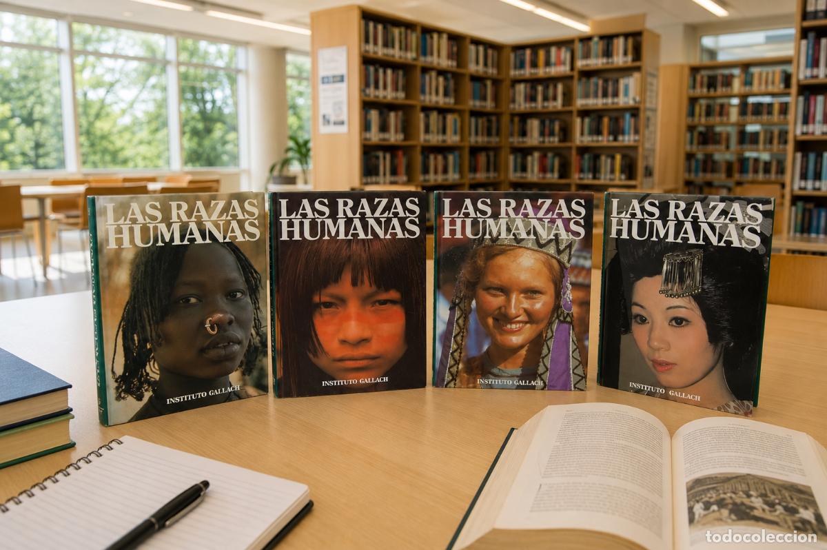 Second hand encyclopedias: LAS RAZAS HUMANAS, INSTITUTO GALLACH