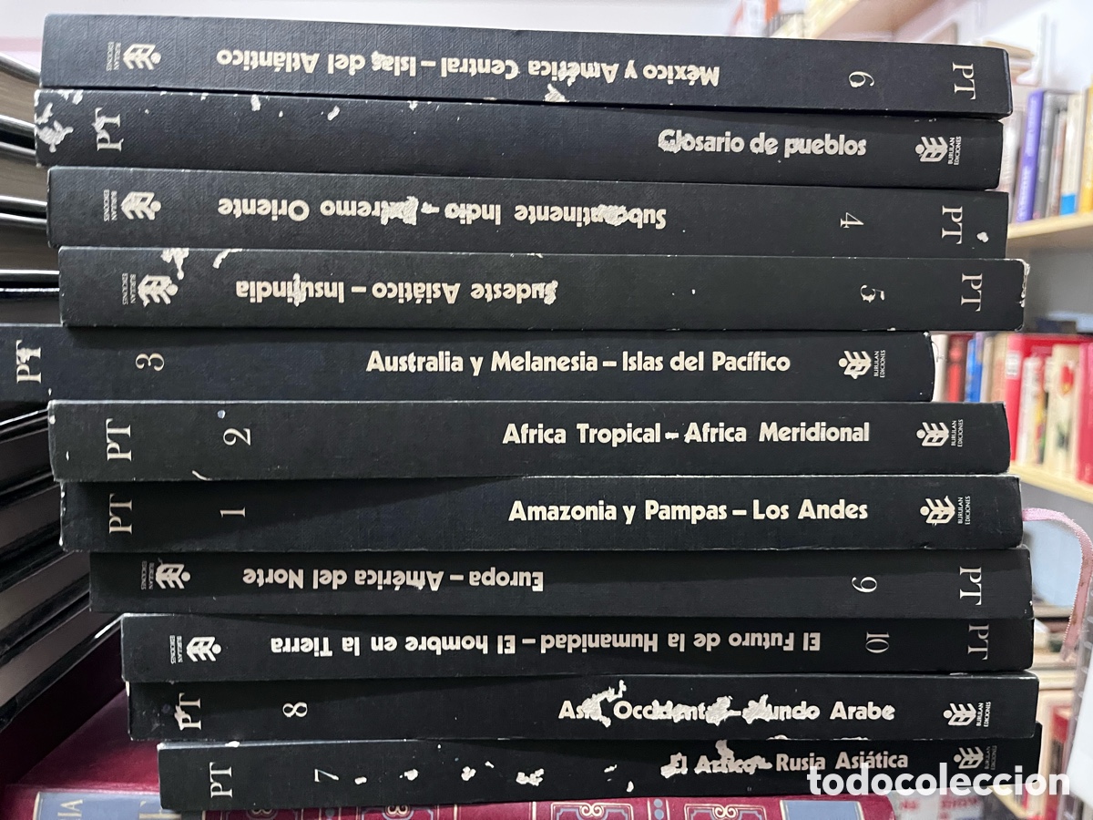 Enciclopedias de segunda mano: PUEBLOS DE LA TIERRA - COMPLETA (11 TOMOS) - BURULAN EDICIONES