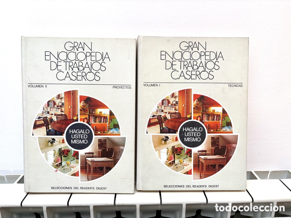 Enciclopedias de segunda mano: 1978 - Gran Enciclopedia de Trabajos Caseros (2 Tomos) - Como Nuevos