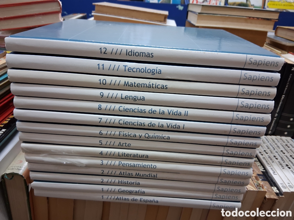 Enciclopedias de segunda mano: Gran enciclopedia Sapiens tematica 14 tomos