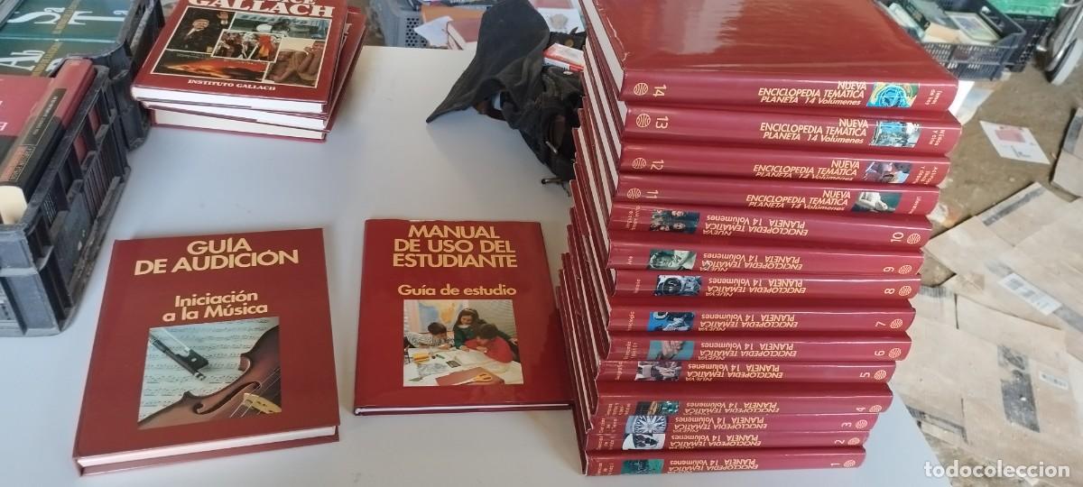 Enciclopedias de segunda mano: ENCICLOPEDIA TEMATICA PLANETA 14 VOLUMENES + GUIA AUDICION INICIACION MUSICA + GUIA USO ESTUDIANTE