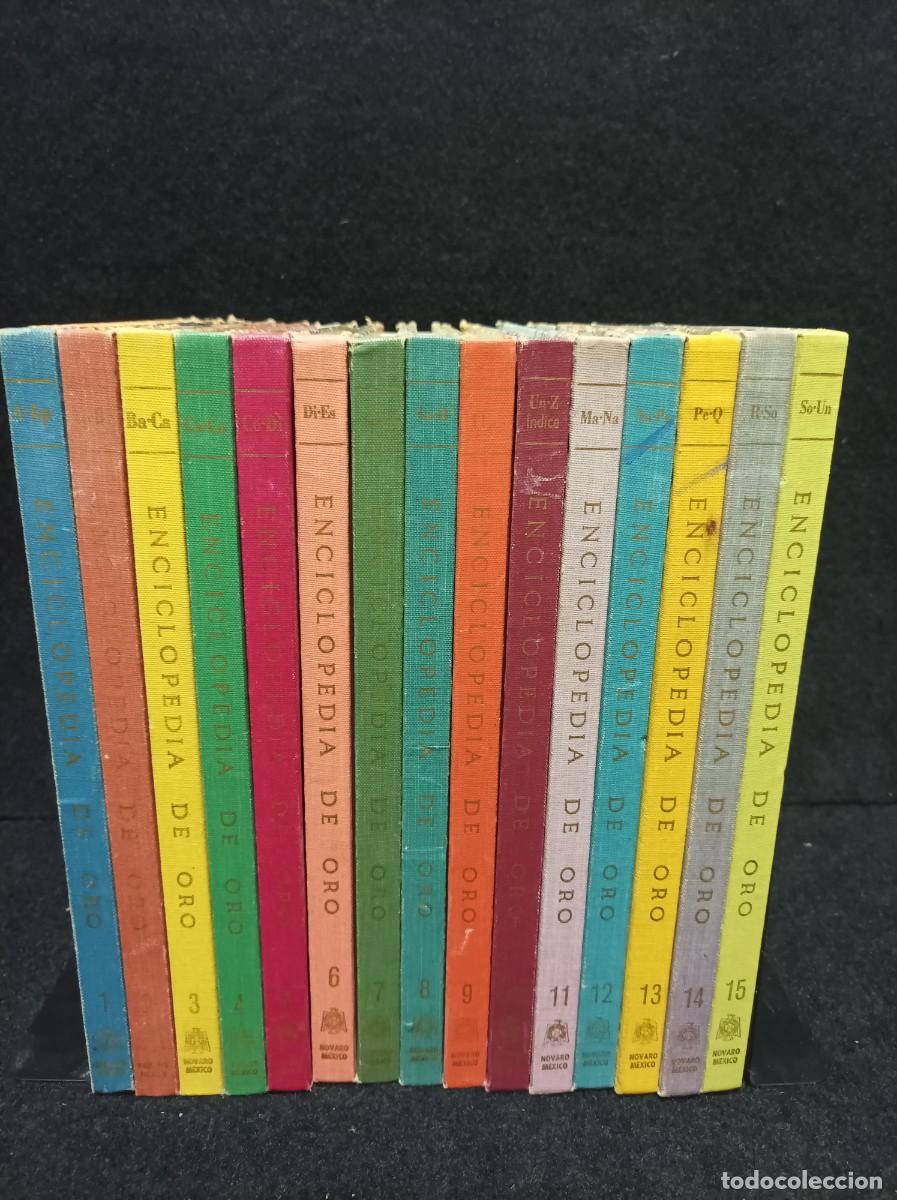 Enciclopedias de segunda mano: ENCICLOPEDIA DE ORO - 15 TOMOS - EDITORIAL NOVARO - 1970