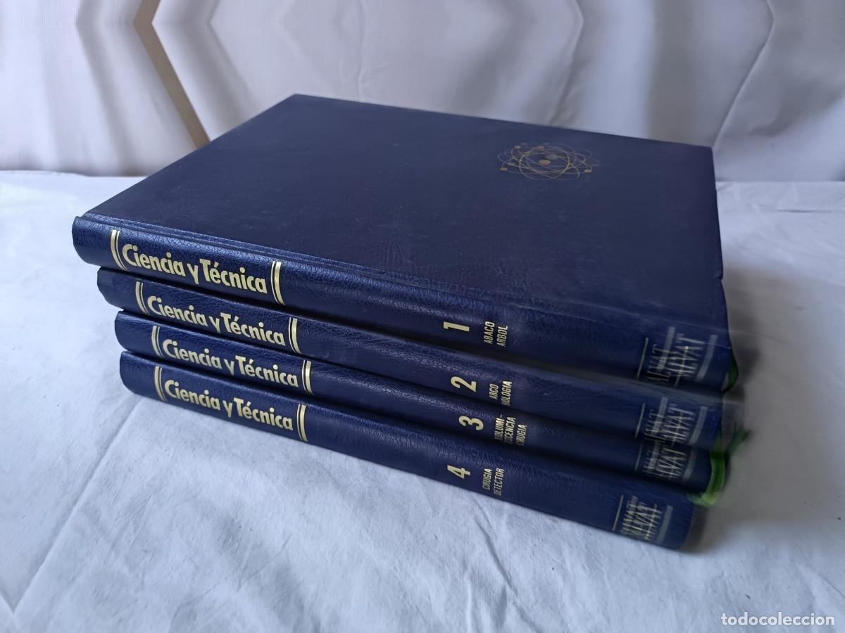 Enciclopedias de segunda mano: Ciencia y T&eacute;cnica, 4 vol&uacute;menes, Salvat, 1984, Navarra