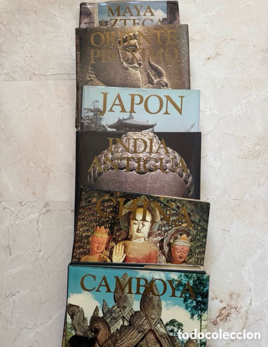 Enciclopedias de segunda mano: Enciclopedia de Japon, Camboya, China, India, Maya/Azteca