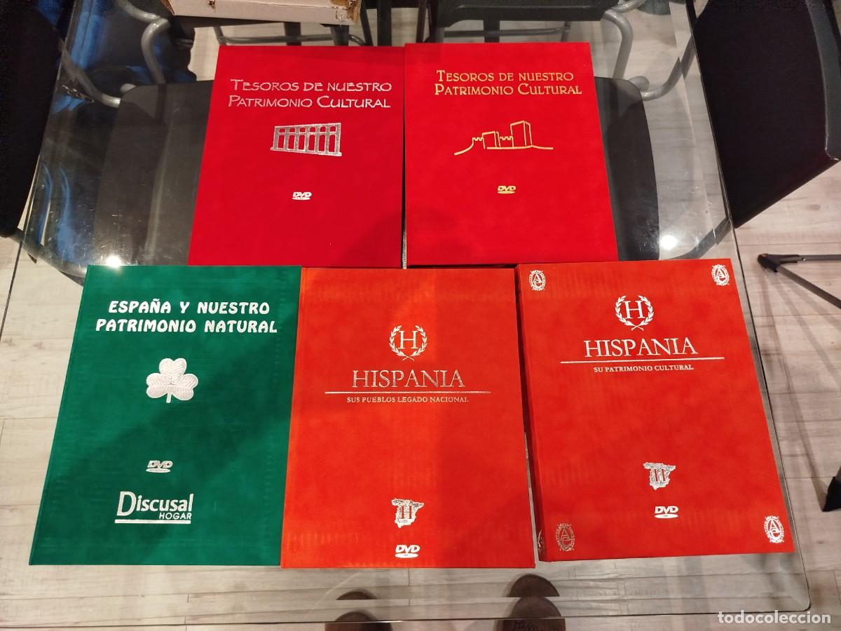 Enciclopedias de segunda mano: Pack 6 Grandes Vol&uacute;menes Patrimonio Cultural, Hispania y Espa&ntilde;a Art&iacute;stica - Colecci&oacute;n Completa