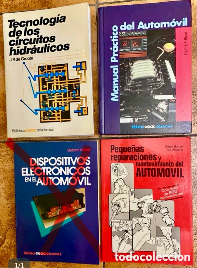 Livres d'occasion: Lote de libros de mec&aacute;nica del autom&oacute;vil.