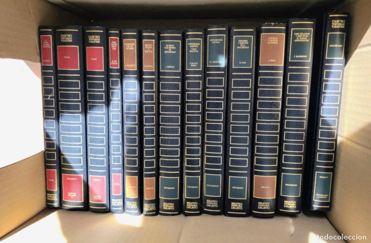 Enciclopedias de segunda mano: Biblioteca Deusto 1990. Colecci&oacute;n completa Administraci&oacute;n de empresas, 50 tomos