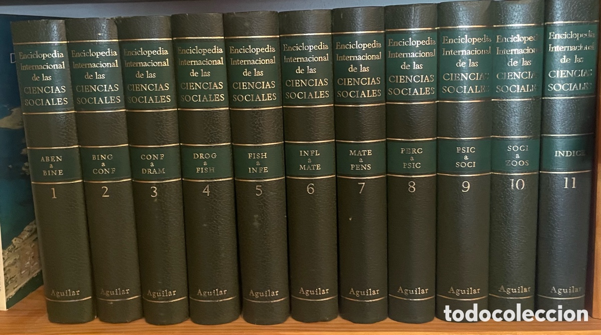 Enciclopedias de segunda mano: Enciclopedia Internacional de las Ciencias Sociales. Ediciones Aguilar