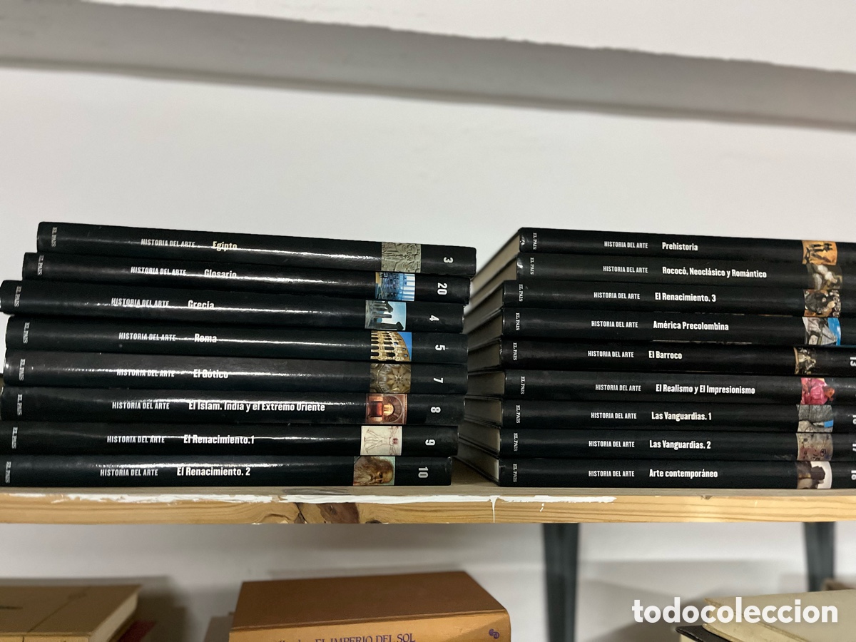 Enciclopedias de segunda mano: Enciclopedia de historia del arte. 17 tomos. Salvar. El pa&iacute;s.