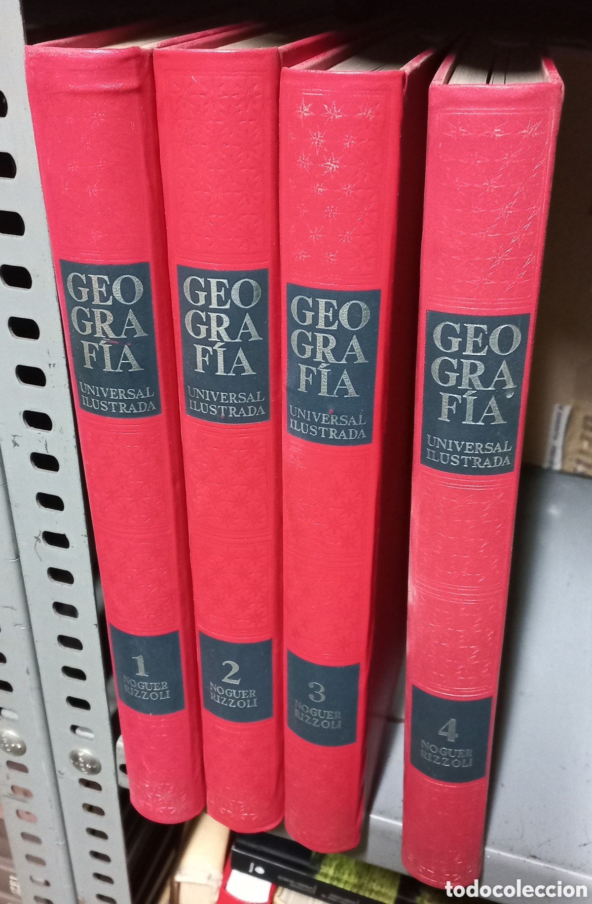 Livres d'occasion: Geograf&iacute;a Universal Ilustrada (Noguer Rizzoli, 1971) 4 tomos