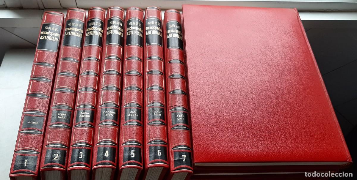 Enciclopedias de segunda mano: Gran Enciclopedia Asturiana &ndash; Colecci&oacute;n completa 14 tomos &ndash; Tapa dura