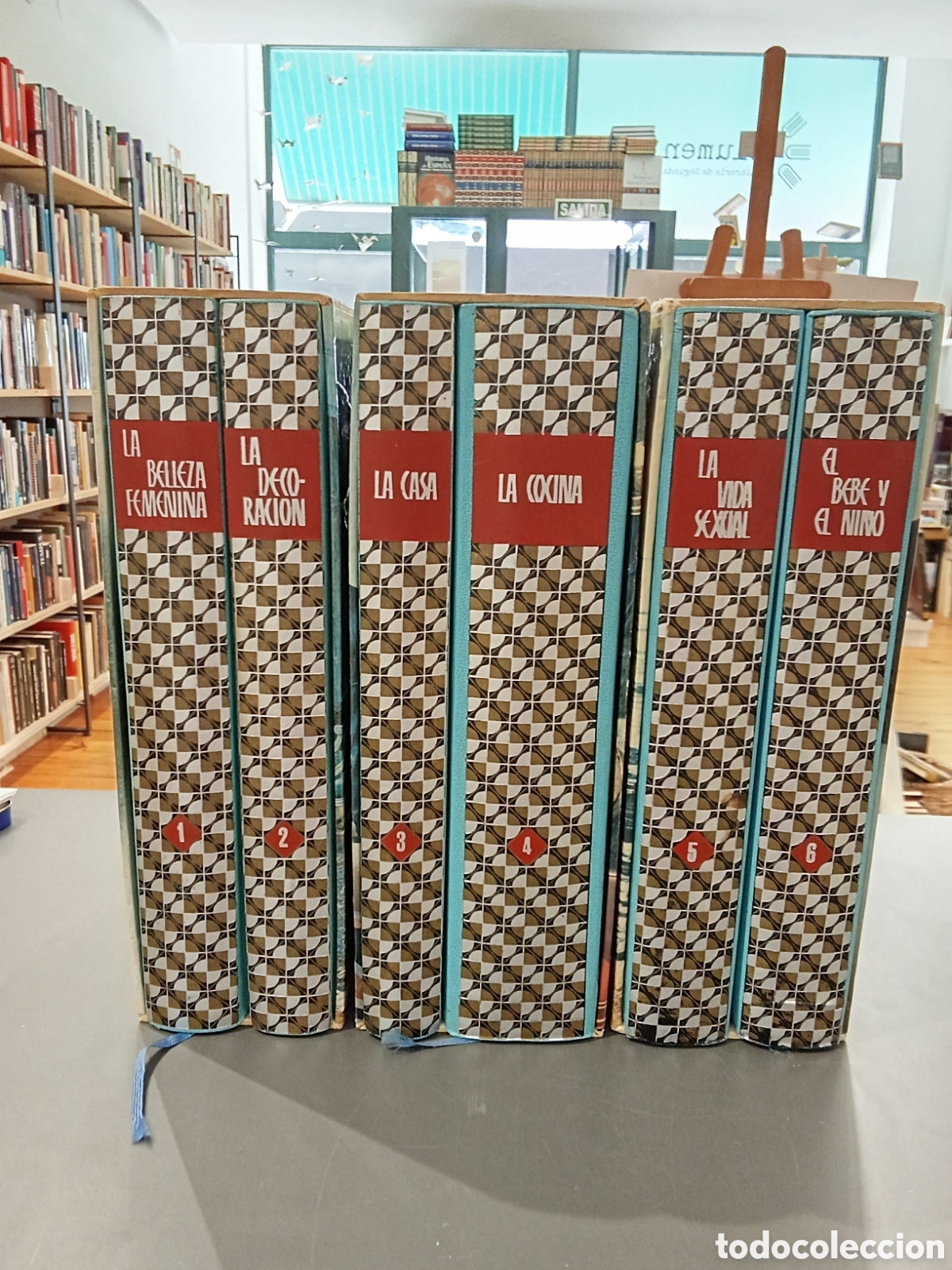 Enciclopedias de segunda mano: Enciclopedia Ediciones Nauta 6 tomos con sus cajas