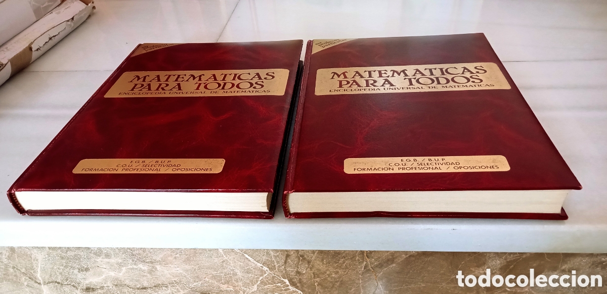 Enzyklop&auml;dien aus zweiter Hand: 2 libros Matem&aacute;ticas para todos.