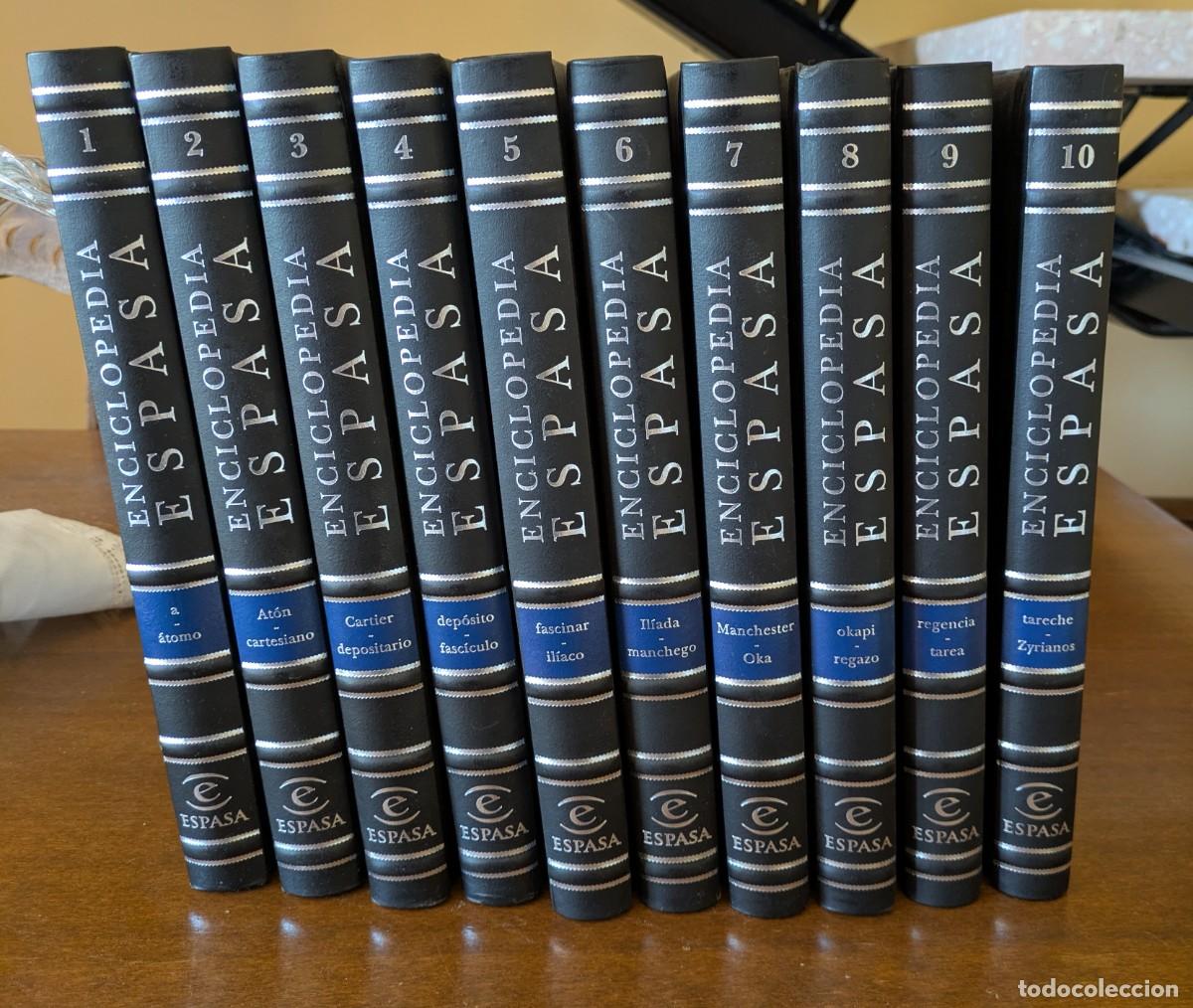 Second hand encyclopedias: Enciclopedia ESPASA. 10 Tomos. Edici&oacute;n especial Banesto