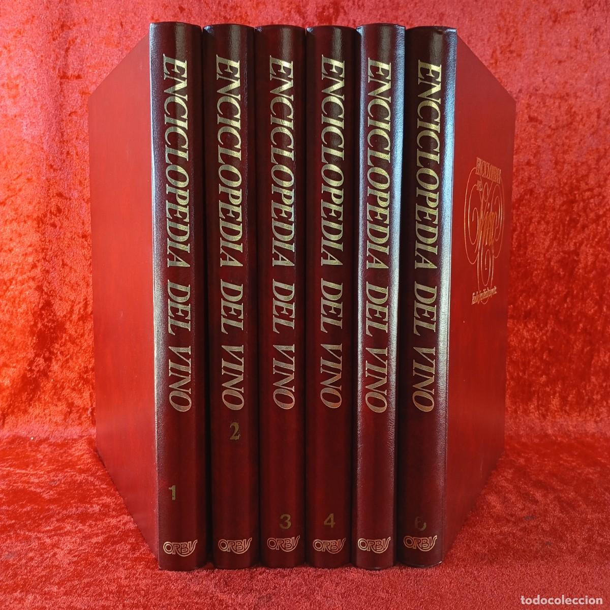 Enciclopedias de segunda mano: ENCICLOPEDIA DEL VINO - ENOLOGIA, VITICULTURA Y CATA - EDICIONES ORBIS - LOTE 6 TOMOS / 1364