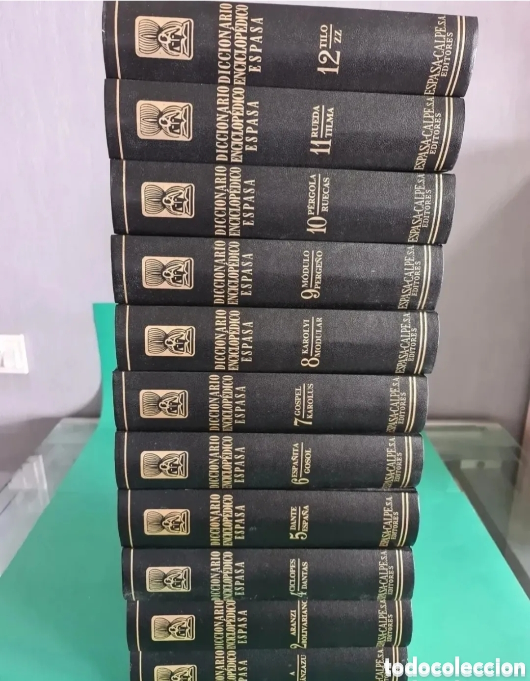 Livros em segunda m&atilde;o: Diccionario Enciclop&eacute;dico ESPASA.