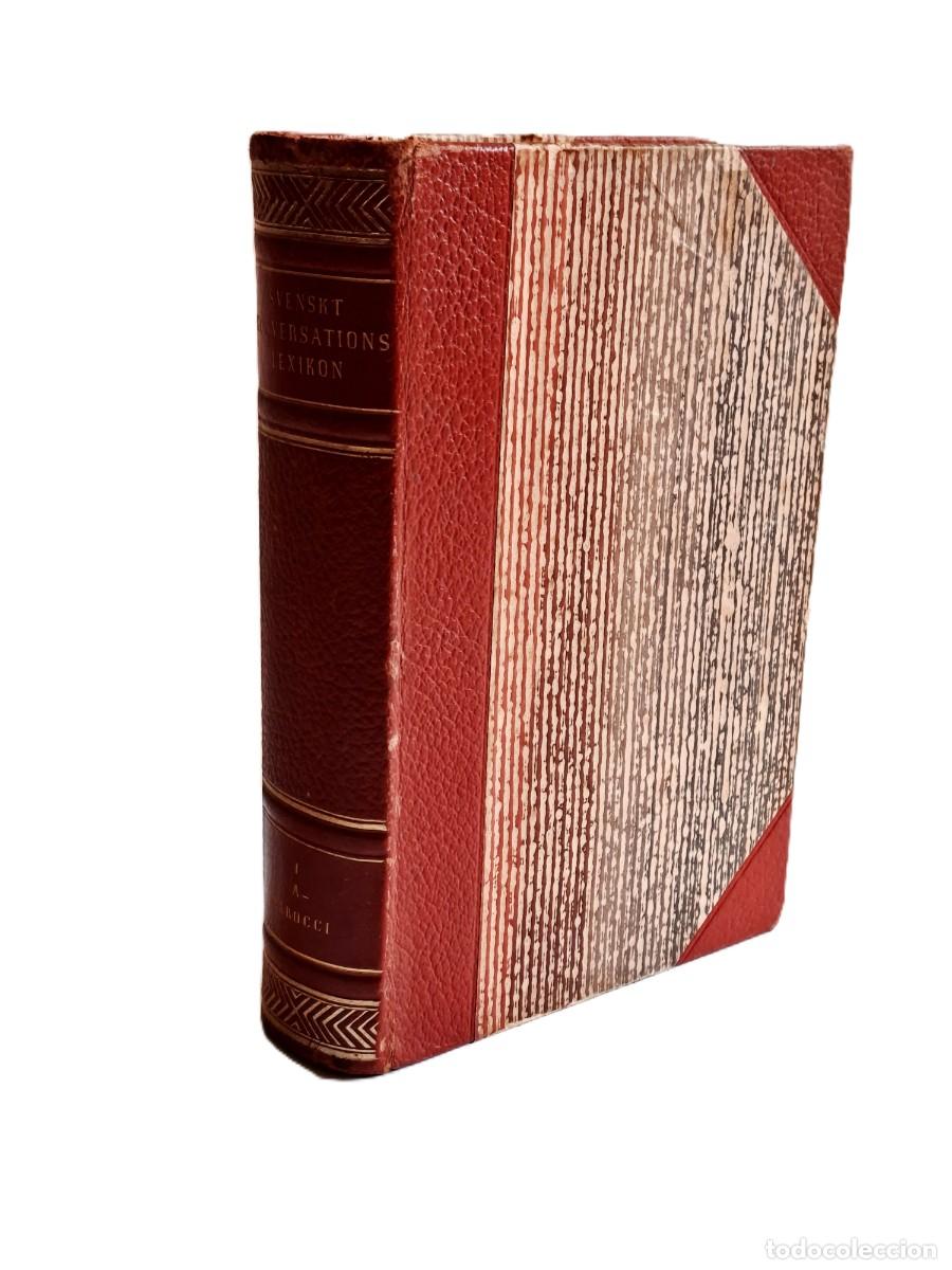 Enciclopedias de segunda mano: ENCICLOPEDIA ANTIGUA SUECA - BONNIERS KONVERSATIONSLEXIKON - TOMO 1 A-BAROCCI 1937