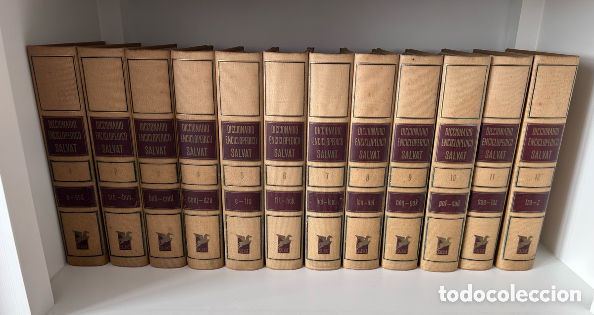 Enciclopedias de segunda mano: DICCIONARIO ENCICLOP&Eacute;DICO SALVAT. UND&Eacute;CIMA EDICI&Oacute;N. 1964