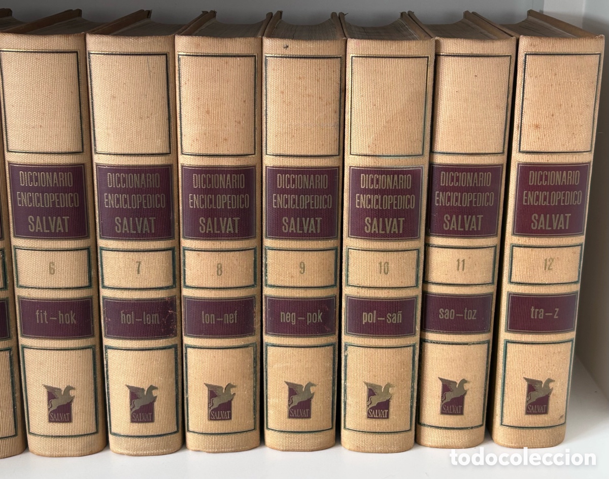 Enciclopedias de segunda mano: DICCIONARIO ENCICLOP&Eacute;DICO SALVAT. UND&Eacute;CIMA EDICI&Oacute;N. 1964