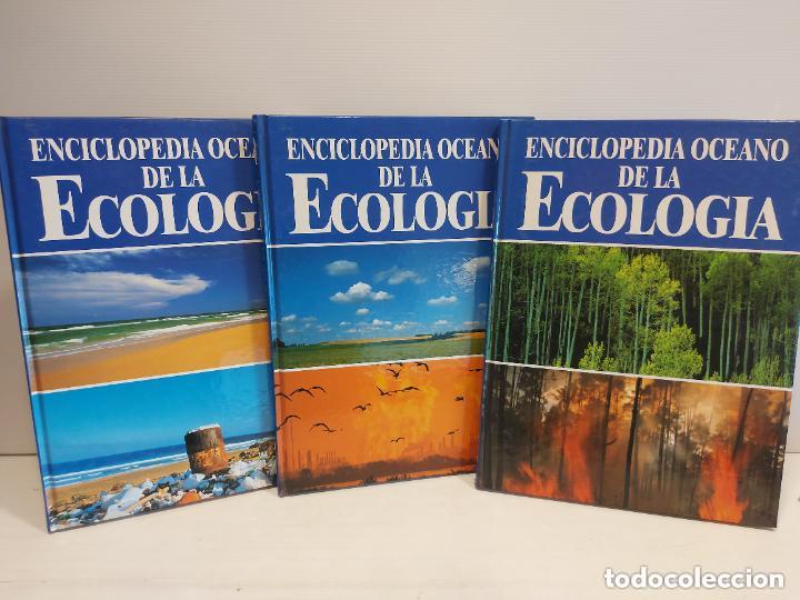 Enciclopedias de segunda mano: ENCICLOPEDIA OCEANO DE LA ECOLOG&Iacute;A | COMPLETA 3 TOMOS | 1997 | TAPA DURA