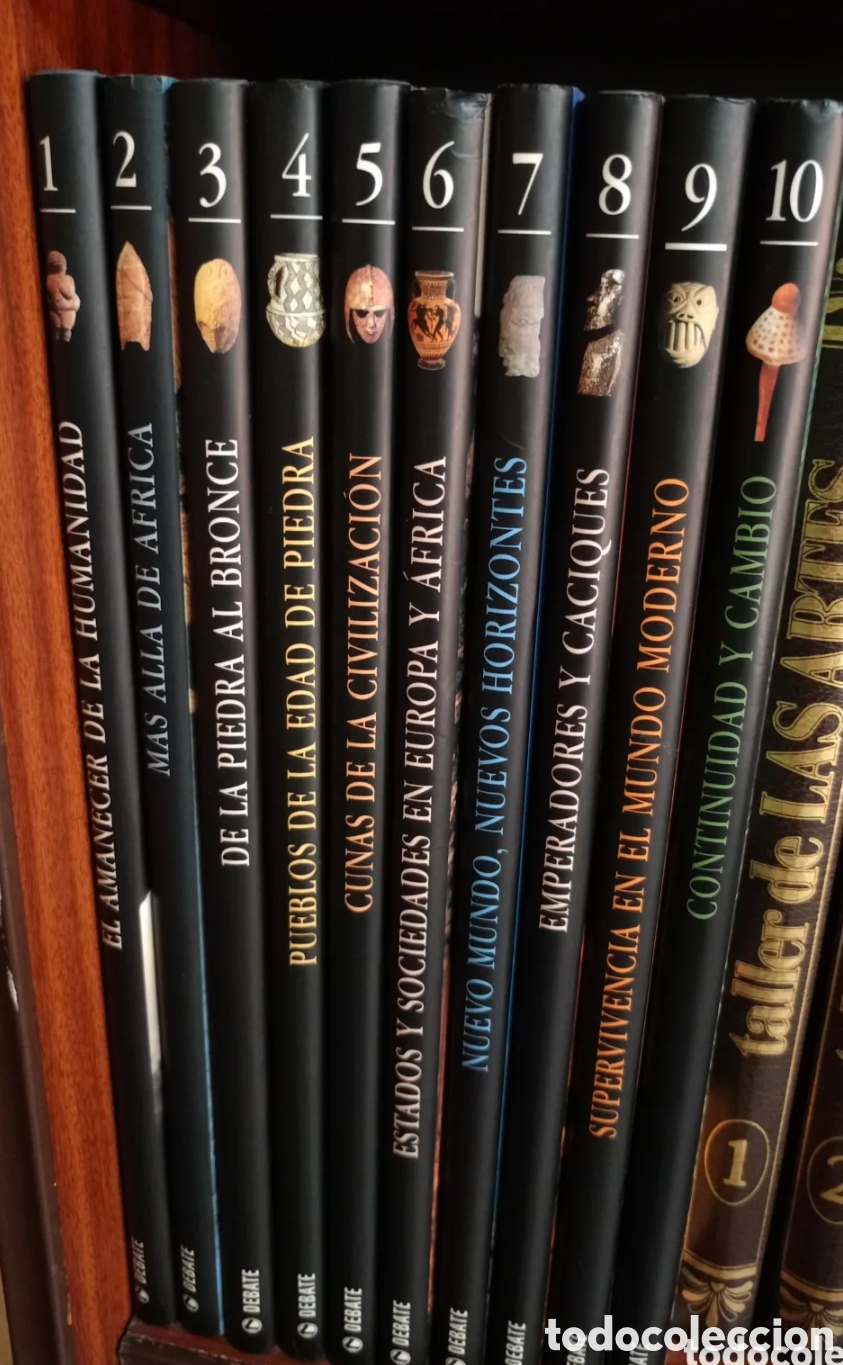 Enciclopedias de segunda mano: Atlas culturales de la humanidad enciclopedia 10 tomos debate
