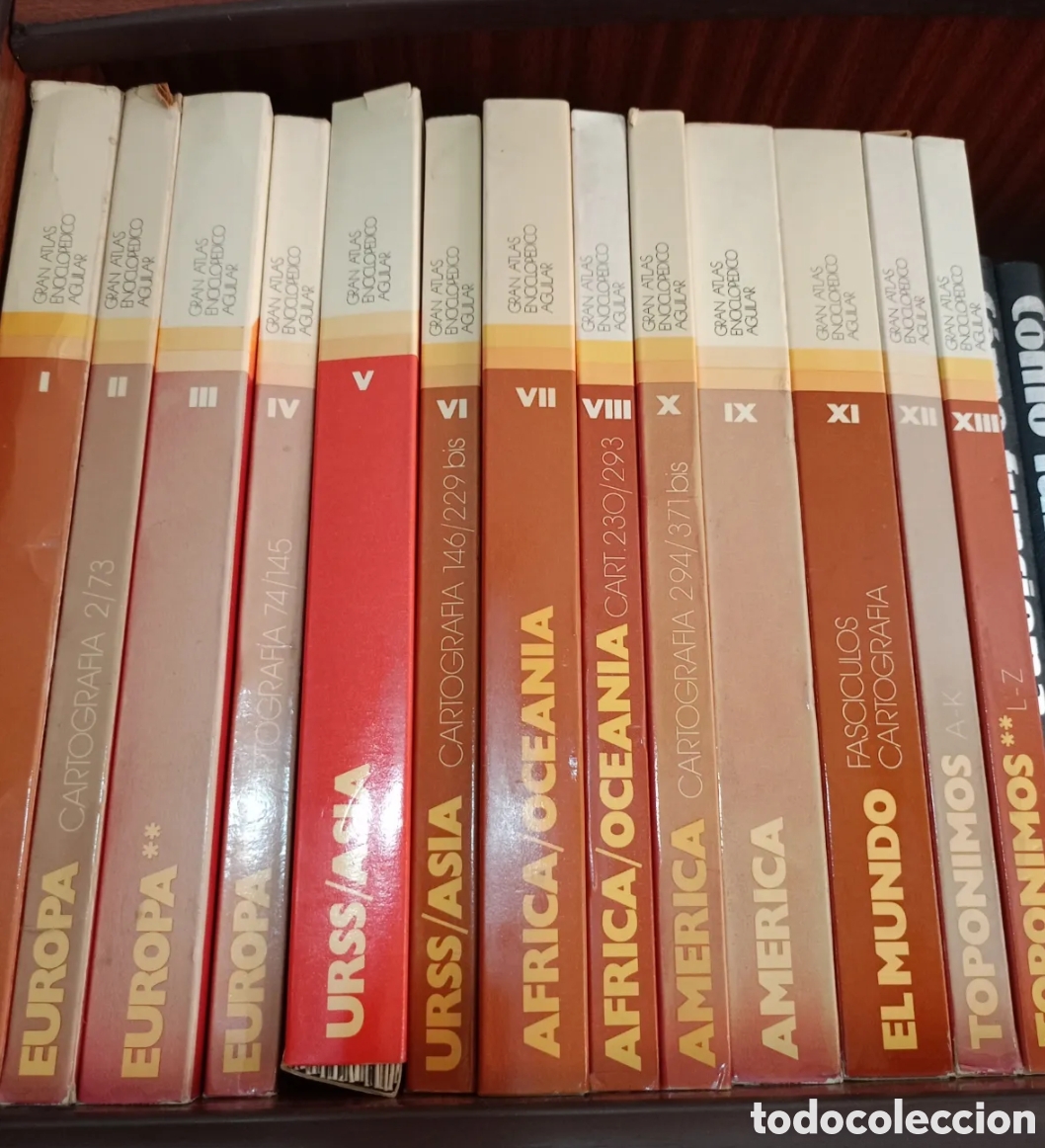 Enciclopedias de segunda mano: Gran atlas enciclopedico aguilar 13 tomos