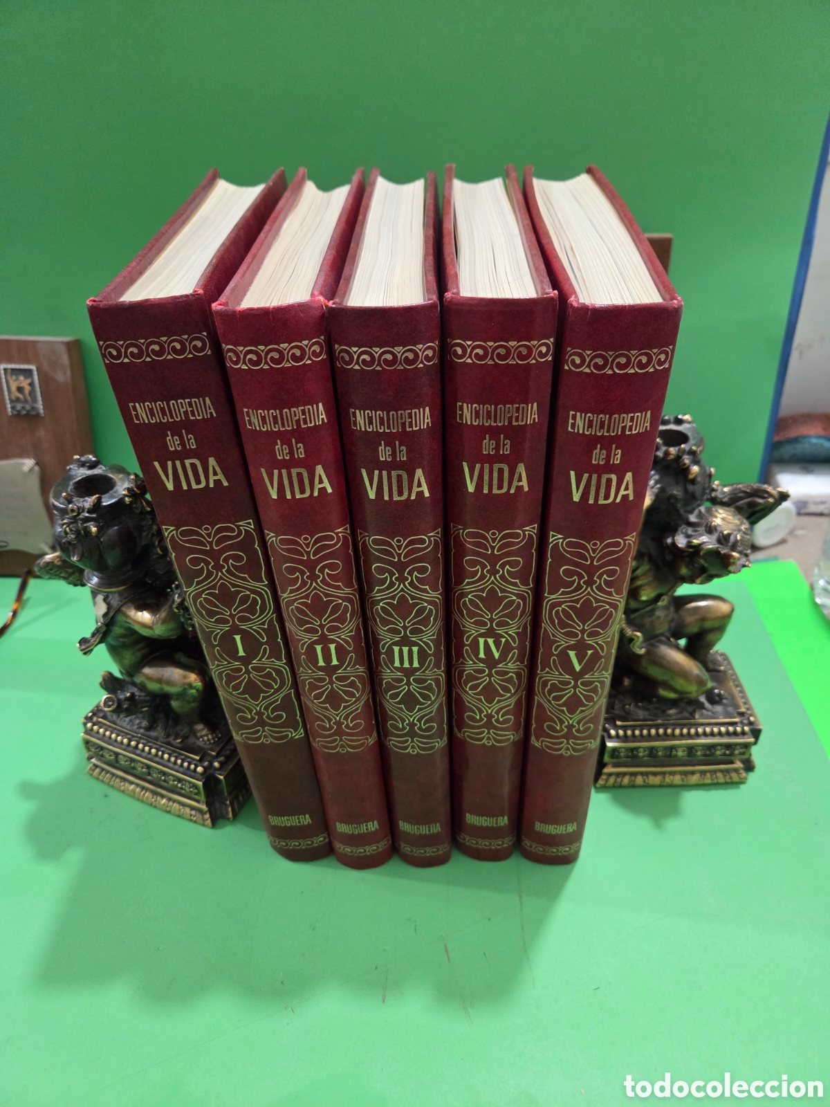 Enciclopedias de segunda mano: &rdquo;&rdquo;ENCICLOPEDIA DE LA VIDA&rdquo;&rdquo;...5 VOLUMENES...EDITORIAL BRUGUERA...1970...