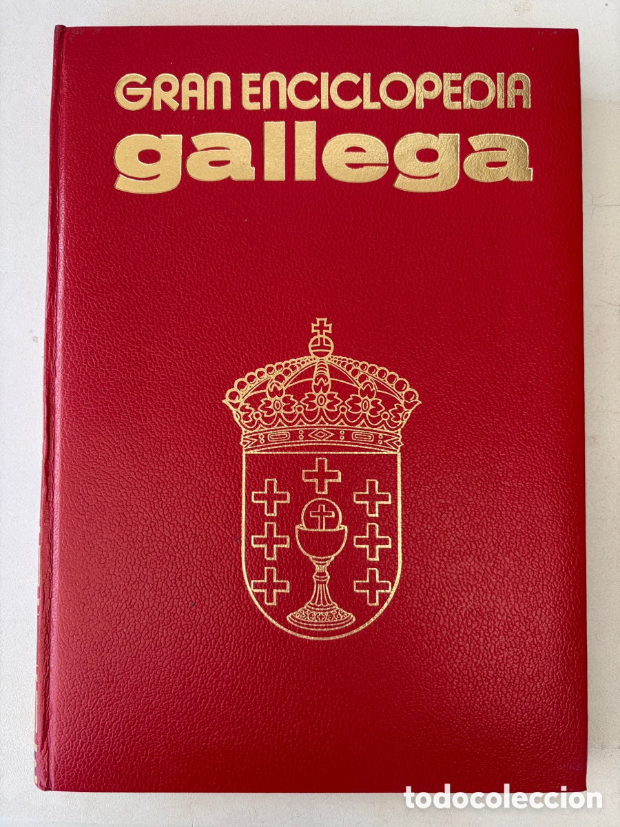 Enciclopedias de segunda mano: (L867) GRAN ENCICLOPEDIA GALLEGA TOMO 1 A-ALOYA SILVERIO CA&Ntilde;ADA 1974 PIEL