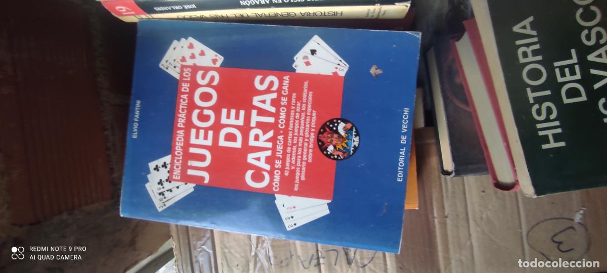 Enciclopedias de segunda mano: Enciclopedia pr&aacute;ctica de los Juegos de Cartes. C&oacute;mo se juega c&oacute;mo se gana. FANTINI, Elvio. De Vecchi