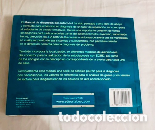 Enciclopedias de segunda mano: Manual de DIAGNOSIS DEL AUTOM&Oacute;VIL. - Foto 2