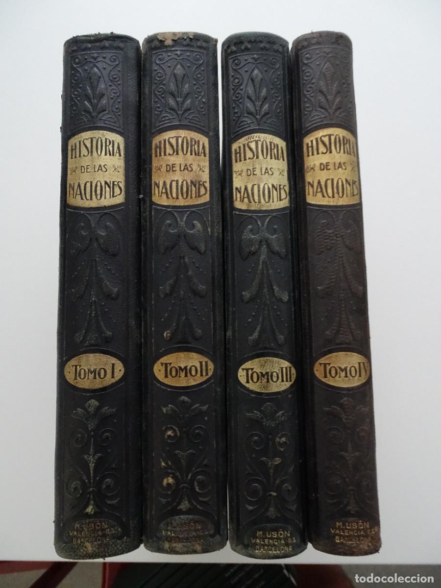 Enciclopedias de segunda mano: Guillermo de Boladeres Ibern Historia de las Naciones. 4 vv.