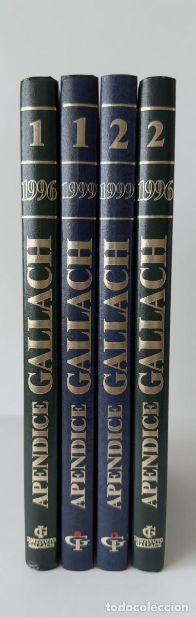 Enciclopedias de segunda mano: Ap&eacute;ndice Gallach Instituto Gallach &ndash; lote 4 tomos