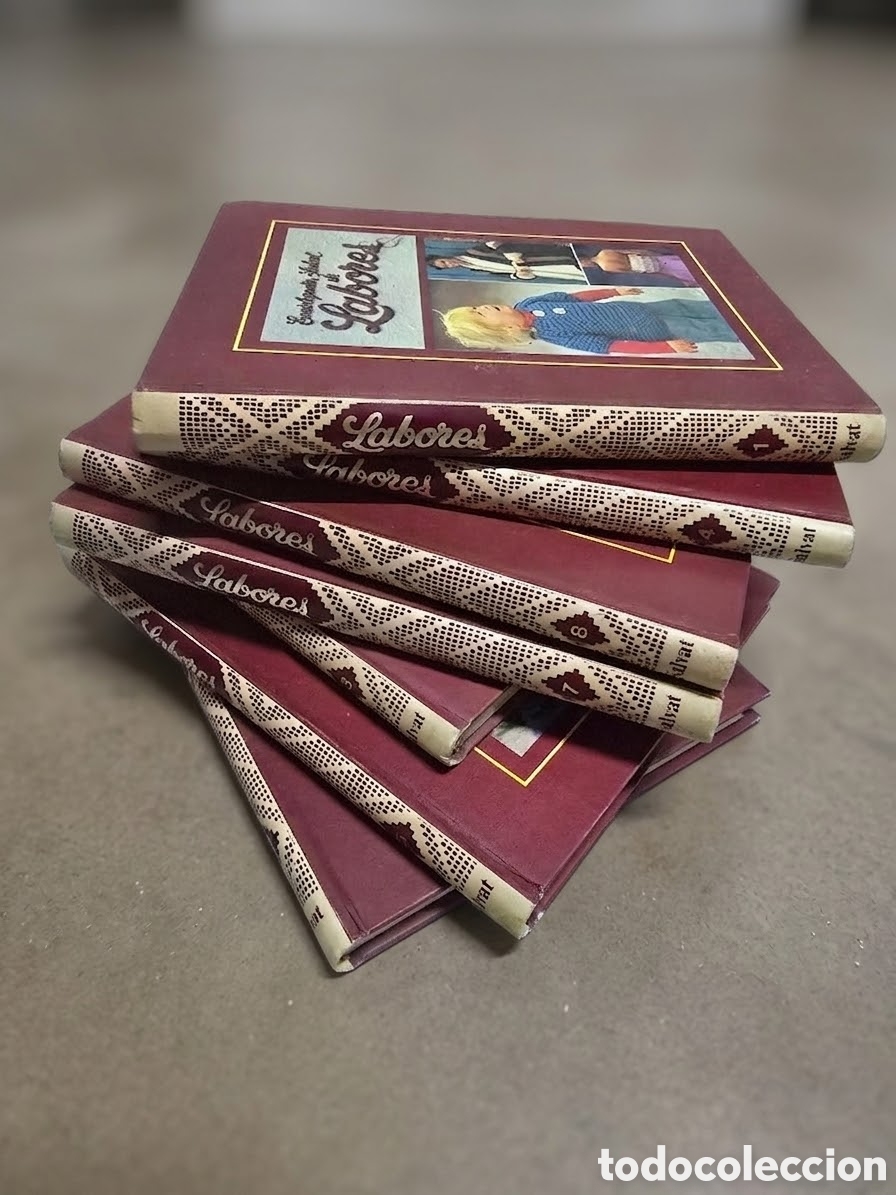 Enciclopedias de segunda mano: Lote 7 Tomos: Enciclopedia Salvat de Labores (Vintage, Descatalogada)