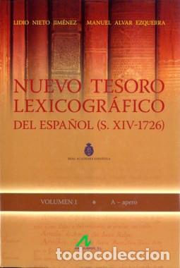 Enciclopedias de segunda mano: Nuevo tesoro lexicogr&aacute;fico del espa&ntilde;ol (Siglo XIV-1726) 11 Vols. Lidio Nieto / Manuel Alvar