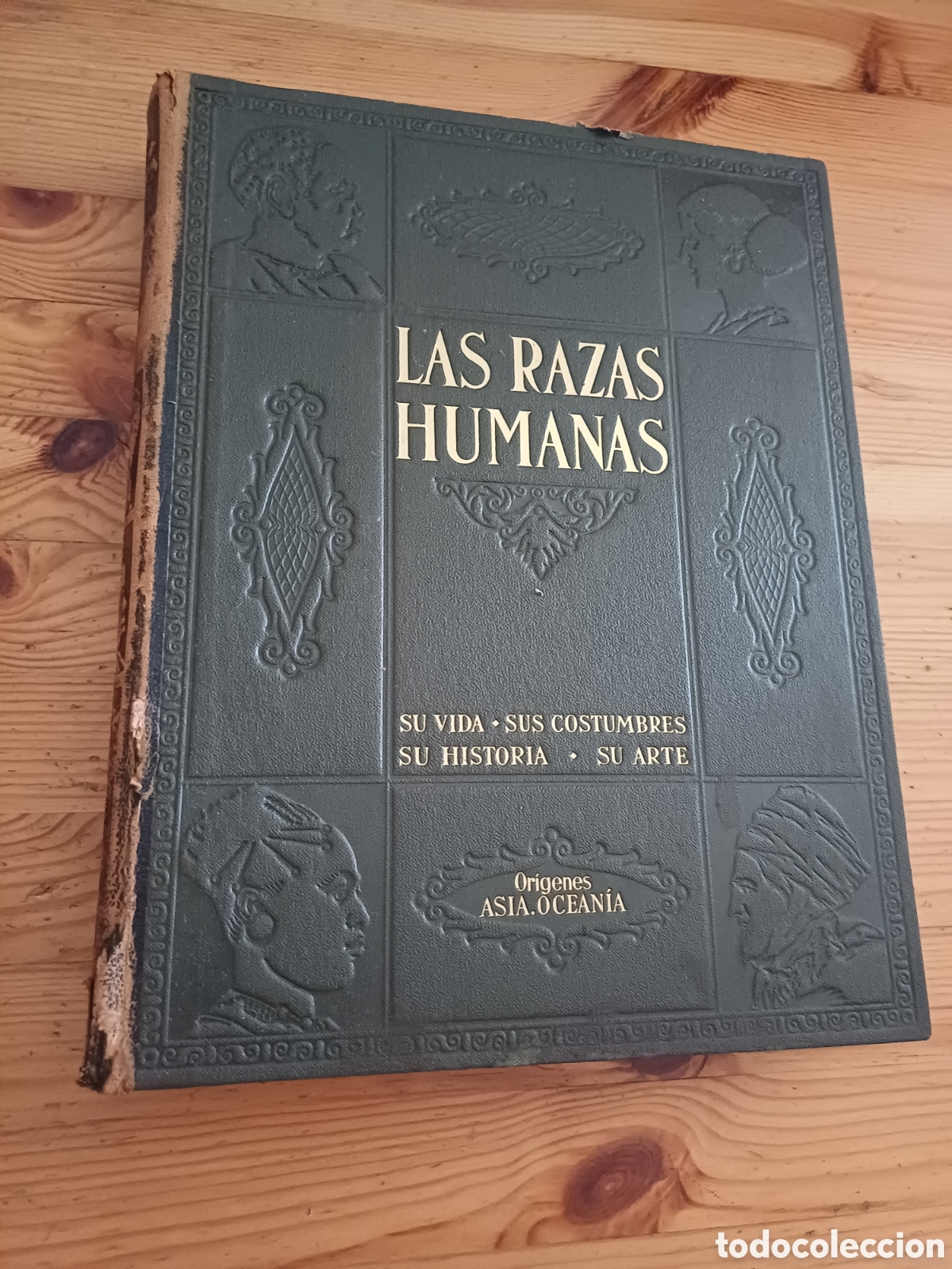 Enciclopedias de segunda mano: Las Razas Humanas Asia Oceania 1945 Tomo I Instituto Gallach Trias de Bes Bosch Gimpera Serra R&agrave;fols