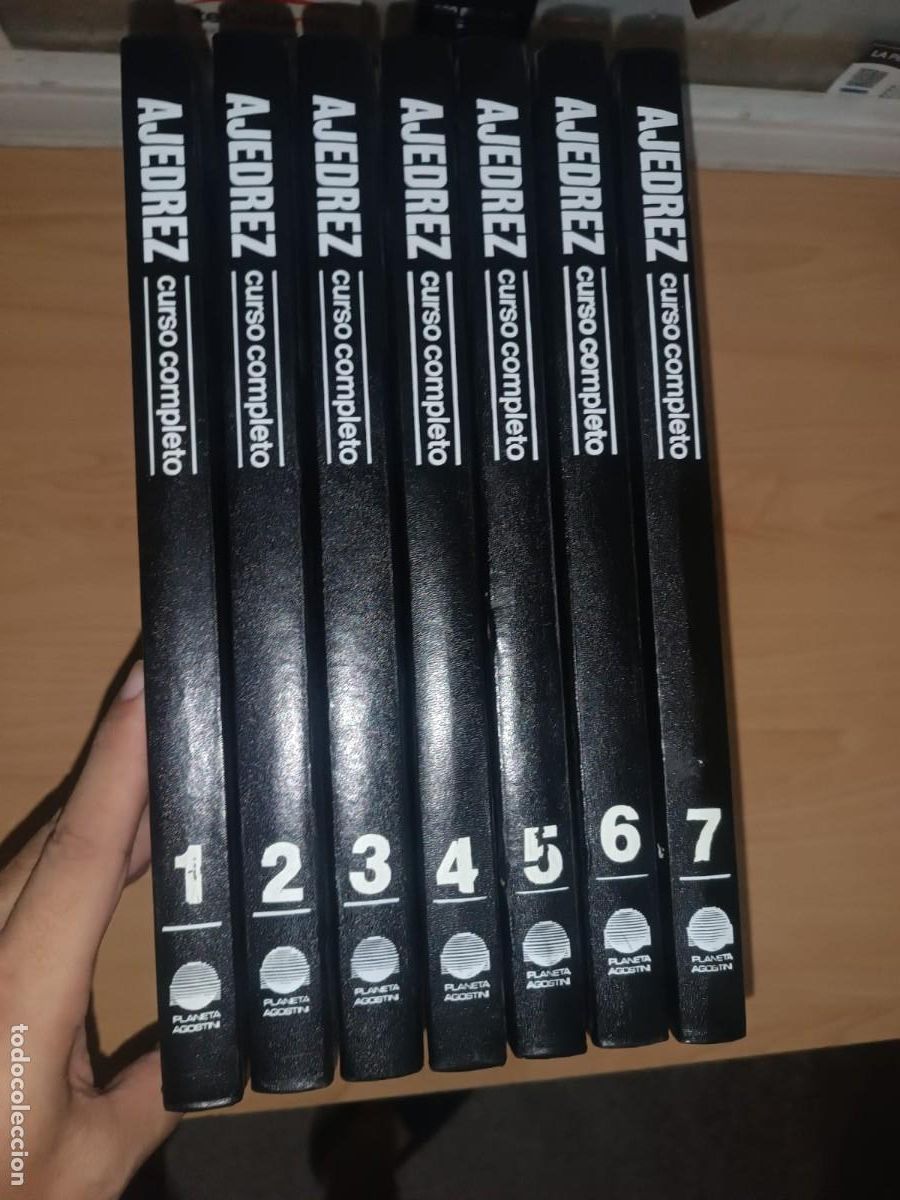 Enciclopedias de segunda mano: Enciclopedia AJEDREZ CURSO COMPLETO - 7 Tomos COMPLETA - Garry Kasparov - Planeta