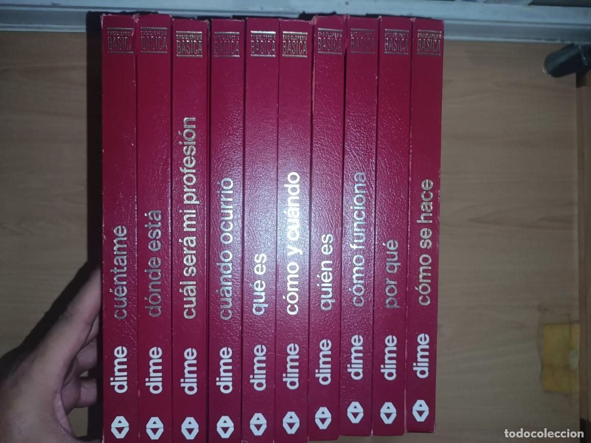Enciclopedias de segunda mano: Enciclopedia B&Aacute;SICA DIME - Colecci&oacute;n COMPLETA 10 Tomos - Editorial Argos Vergara - Rara
