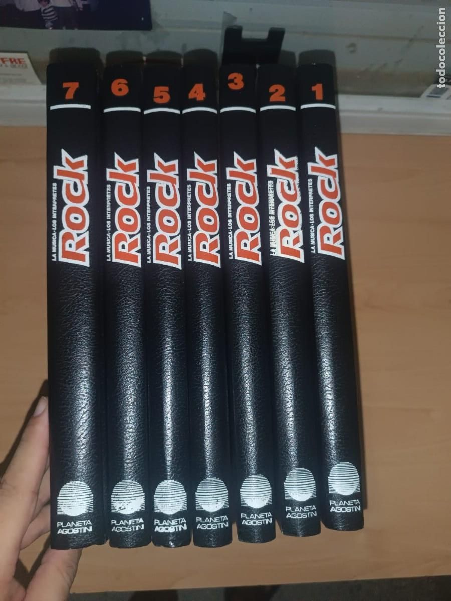 Enciclopedias de segunda mano: Enciclopedia ROCK LA M&Uacute;SICA LOS INT&Eacute;RPRETES - Colecci&oacute;n COMPLETA 7 Tomos - Planeta 1989