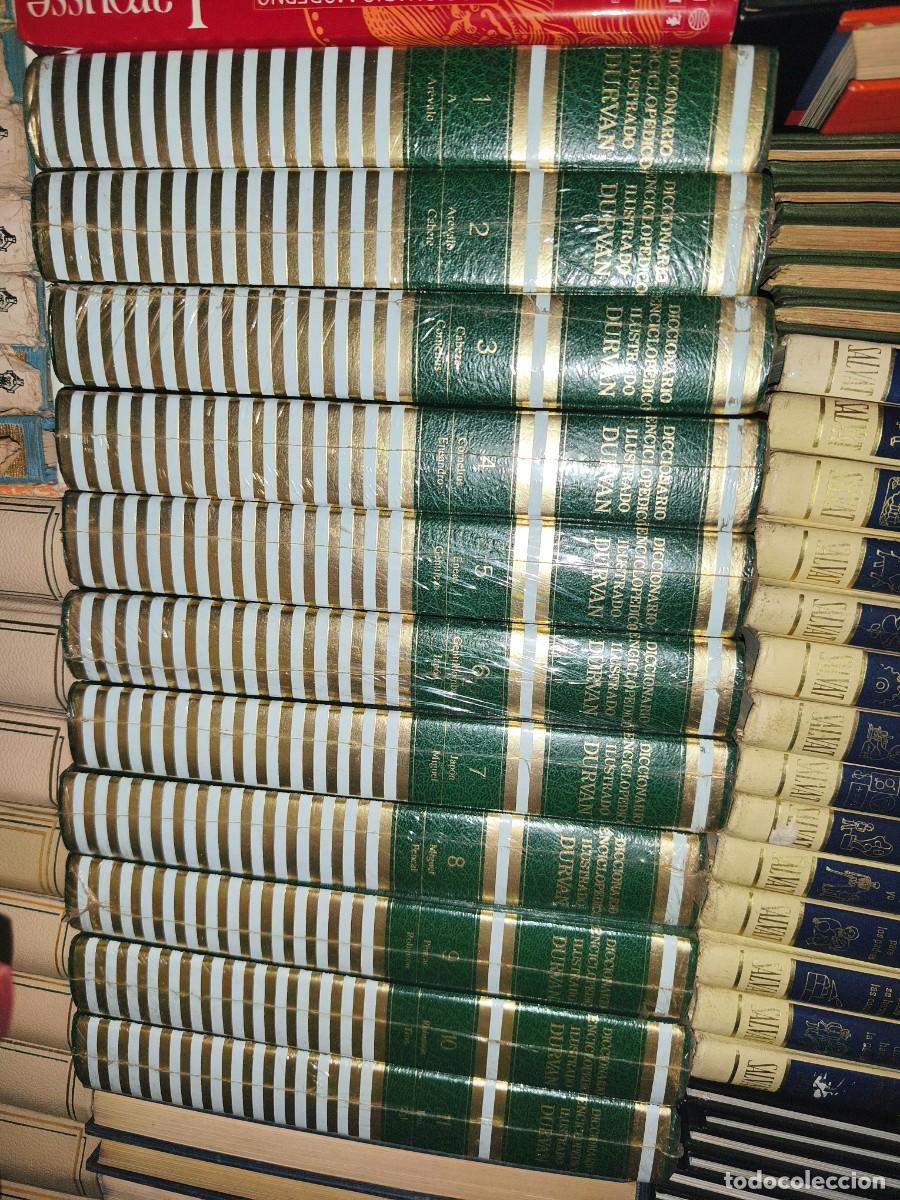 Enciclopedias de segunda mano: Diccionario enciclop&eacute;dico ilustrado Durvan . Colecci&oacute;n completa. 11 tomos nuevos y precintados .