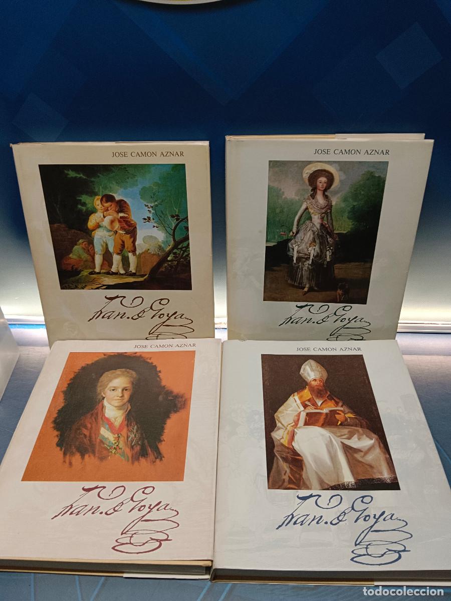 Enciclopedias de segunda mano: Tomo 1 al 4, completa, Goya. Jos&eacute; Cam&oacute;n Aznar - CAJA DE AHORROS DE ZARAGOZA (1980-1982)