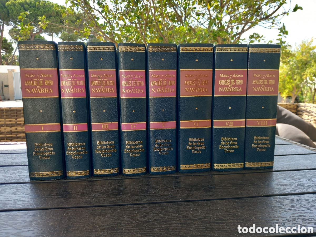 Enciclopedias de segunda mano: Annales del Reino de Navarra por J. de Moer y F. de Aleson