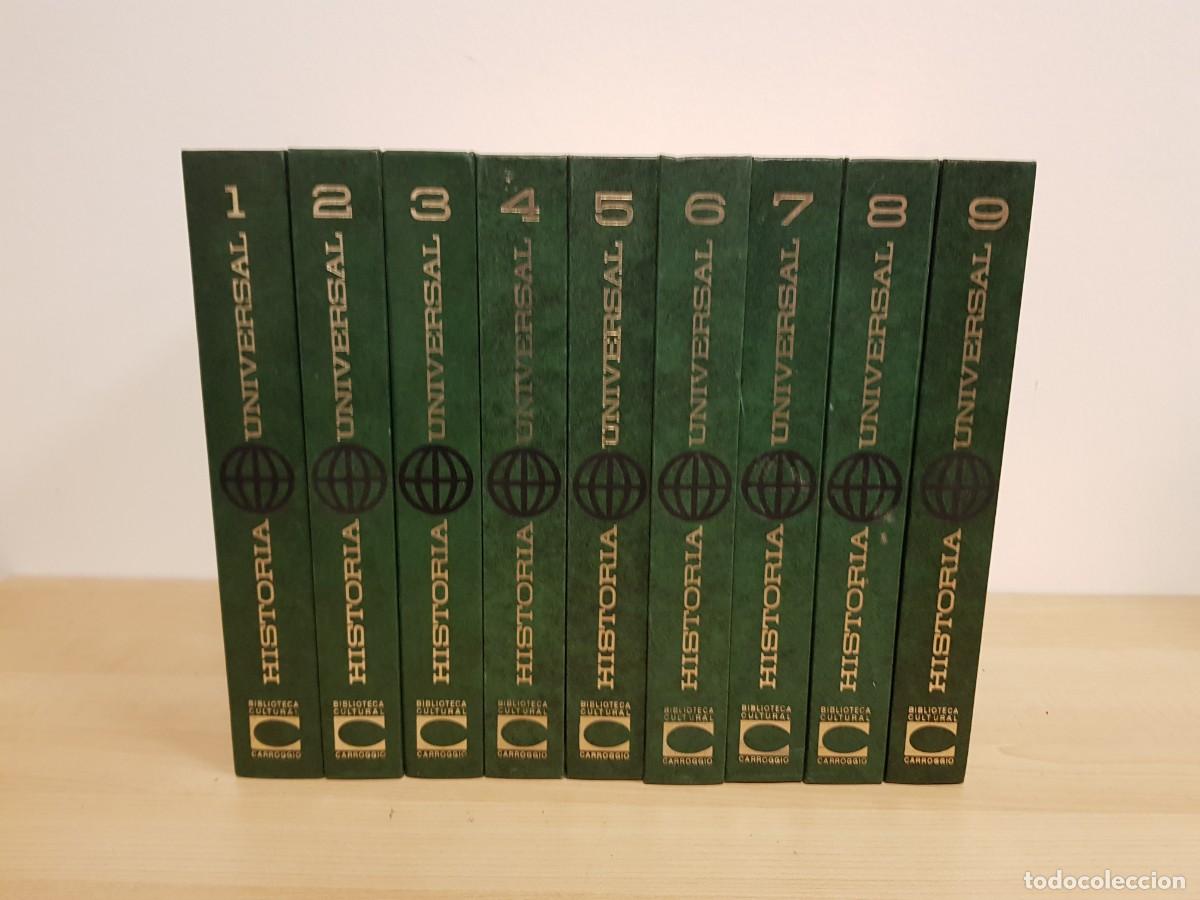 Enciclopedias de segunda mano: Historia Universal Biblioteca Cultural Caroggio Primera Edicion 1978