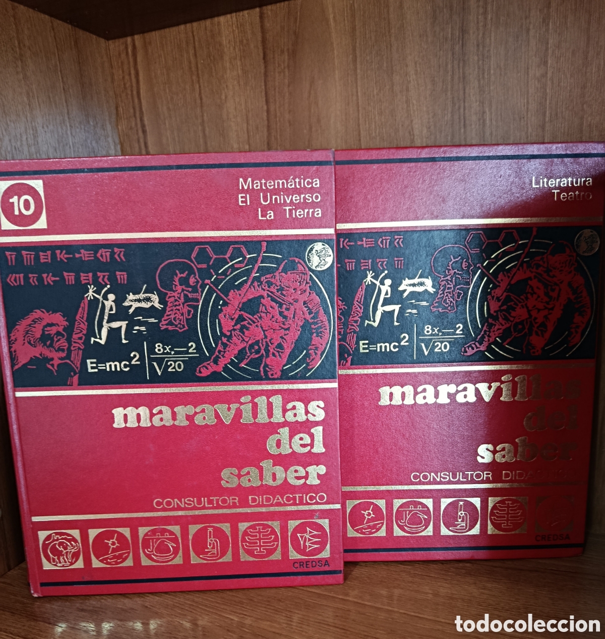 Enciclopedias de segunda mano: Vintage colecci&oacute;n Maravillas del Saber