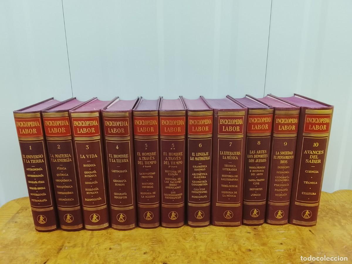 Enciclopedias de segunda mano: Enciclopedia Labor completa 11 tomos 1960-1971