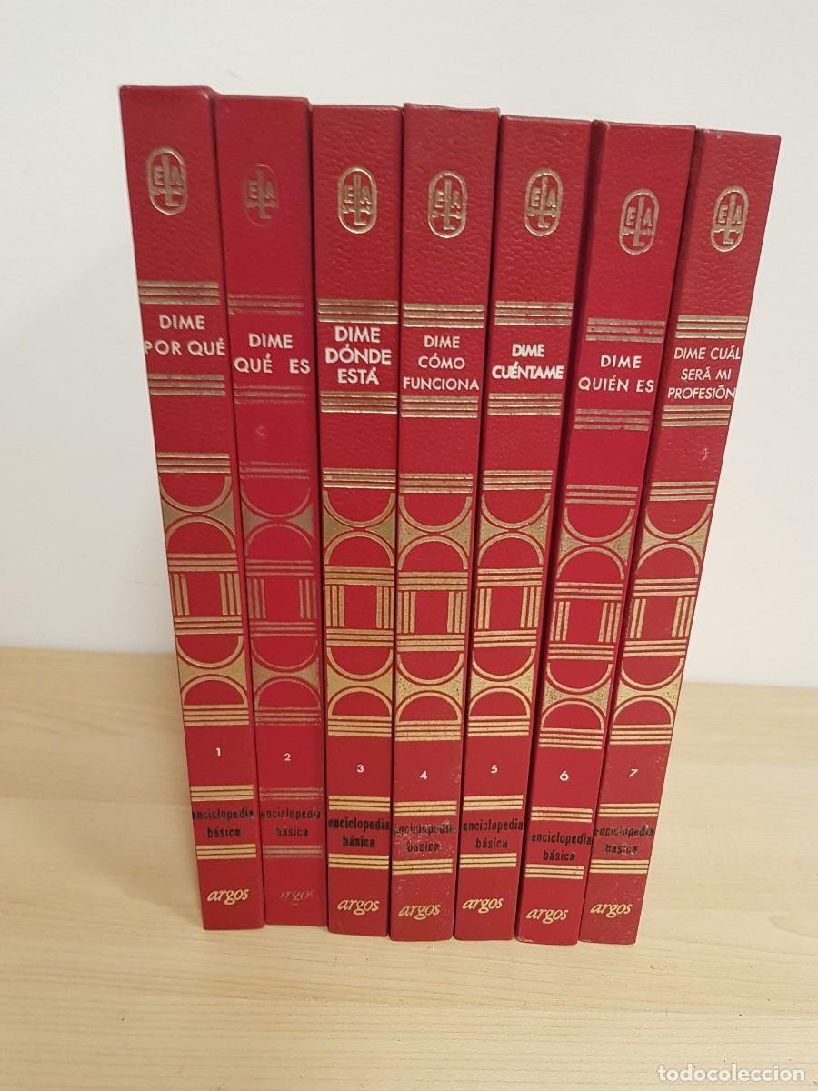 Enciclopedias de segunda mano: Enciclopedia Basica Dime Editorial Argos Completa 7 Tomos Segunda Edicion 1974