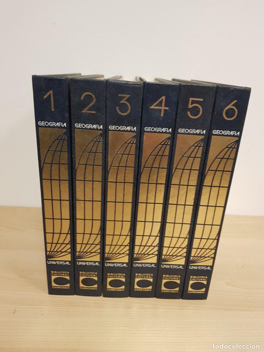 Enciclopedias de segunda mano: Geografia Universal Biblioteca Cultural Caroggio Completa 6 Tomos Primera Edicion 1973