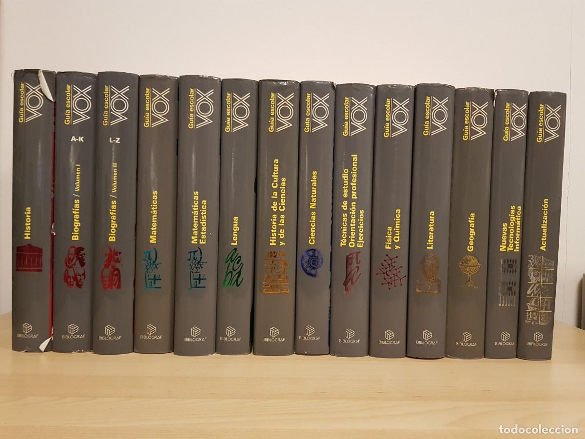 Enciclopedias de segunda mano: Guia Escolar Vox Bibliograf Completa 14 Tomos Octava Edicion 1995