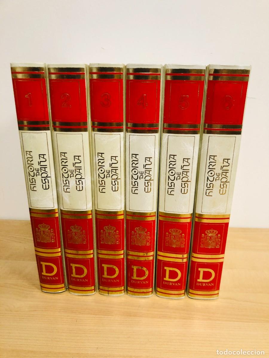 Enciclopedias de segunda mano: Historia de Espa&ntilde;a Ediciones Durvan Primera Edicion 1989 Completa 6 Tomos