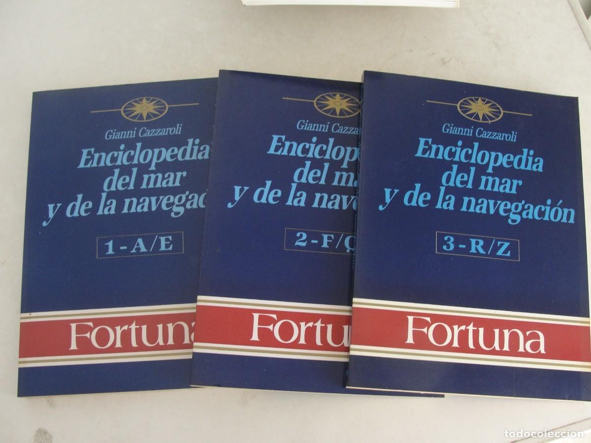 Enciclopedias de segunda mano: ENCICLOPEDIA DEL MAR Y LA NAVEGACION - 3 TOMOS - COMPLETA GAZZAROLI - COMO NUEVOS
