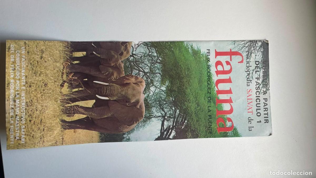 Enciclopedias de segunda mano: Folleto Fasc&iacute;culo 1 - Enciclopedia Fauna de F&eacute;lix Rodr&iacute;guez de la Fuente (Salvat)